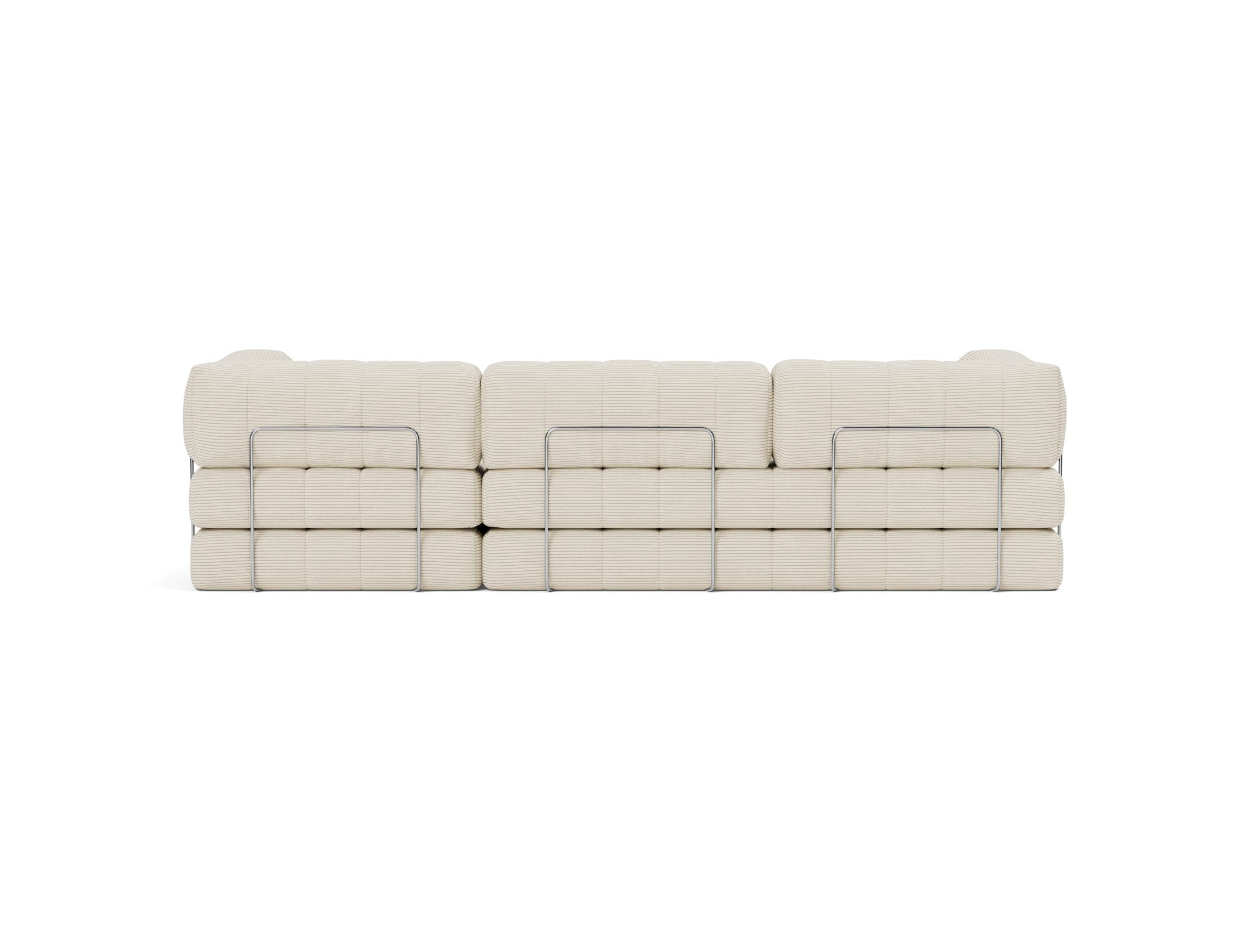 CozyPad Schlafsofa Grand mit Armlehnen in 594 Corduroy Ivory präsentiert im Onlineshop von KAQTU Design AG. Bettsofa ist von Innovation Living