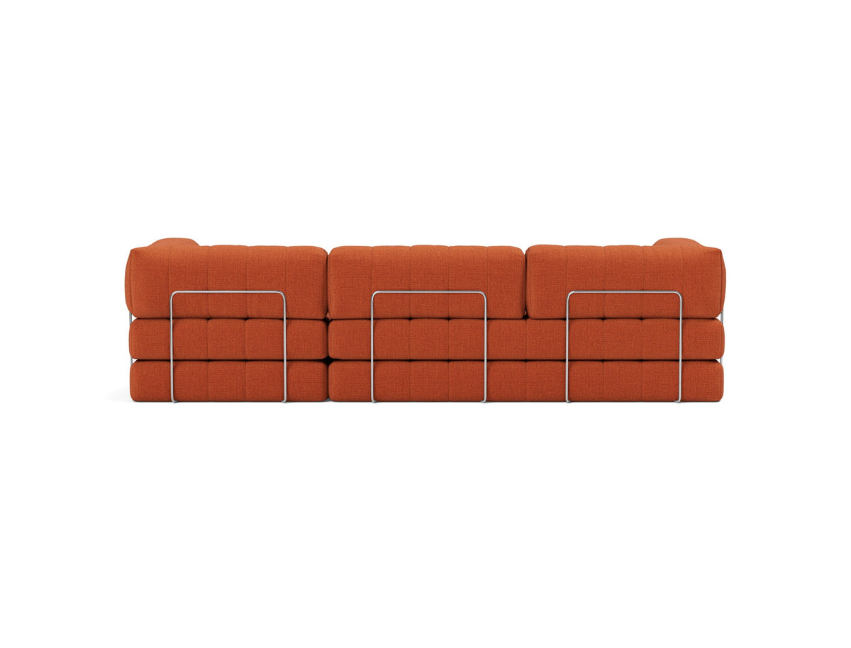 CozyPad Schlafsofa Grand mit Armlehnen in 412 Esina Rust Orange präsentiert im Onlineshop von KAQTU Design AG. Bettsofa ist von Innovation Living