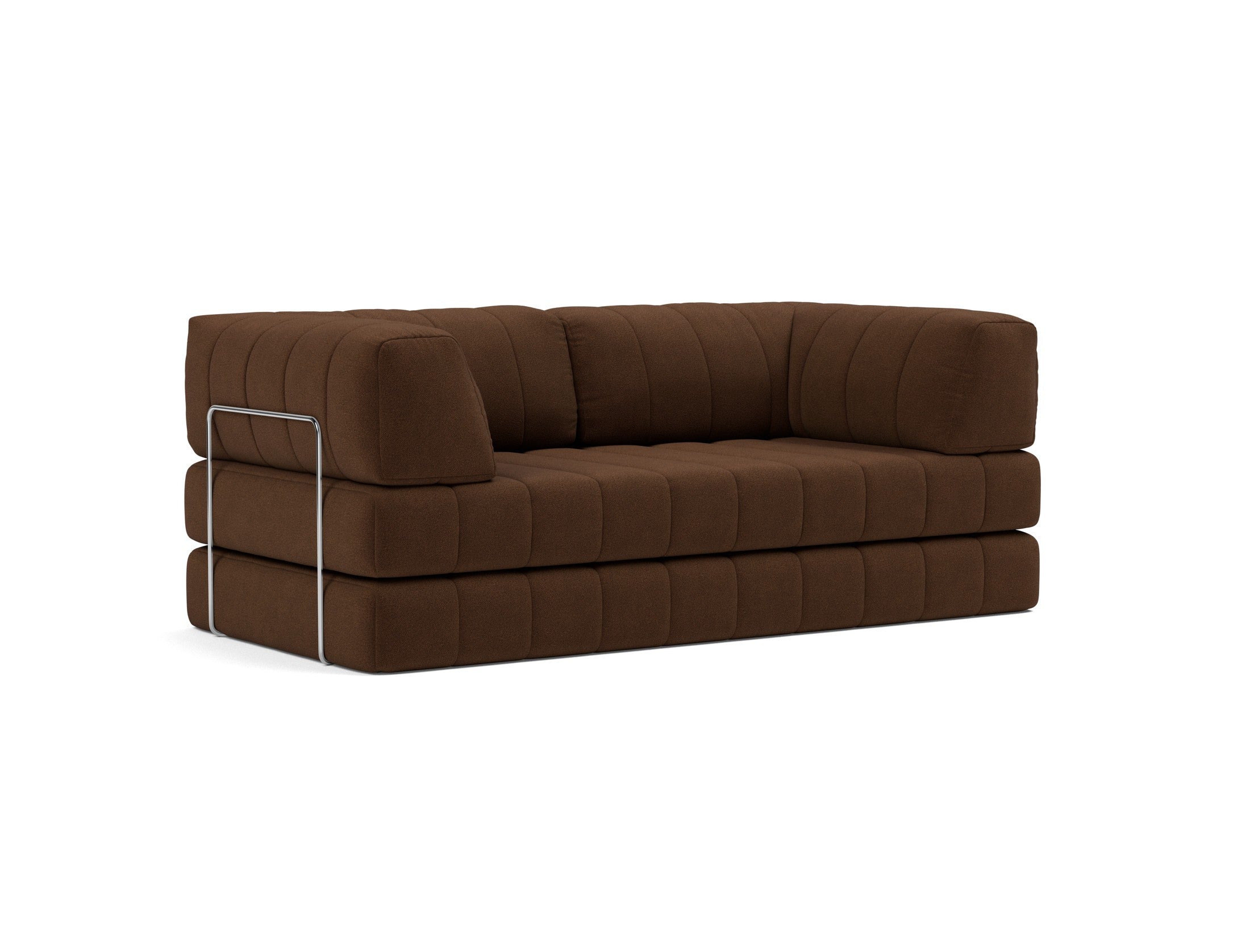 CozyPad Schlafsofa mit Armlehnen in 359 Taura Cappuccino präsentiert im Onlineshop von KAQTU Design AG. Bettsofa ist von Innovation Living