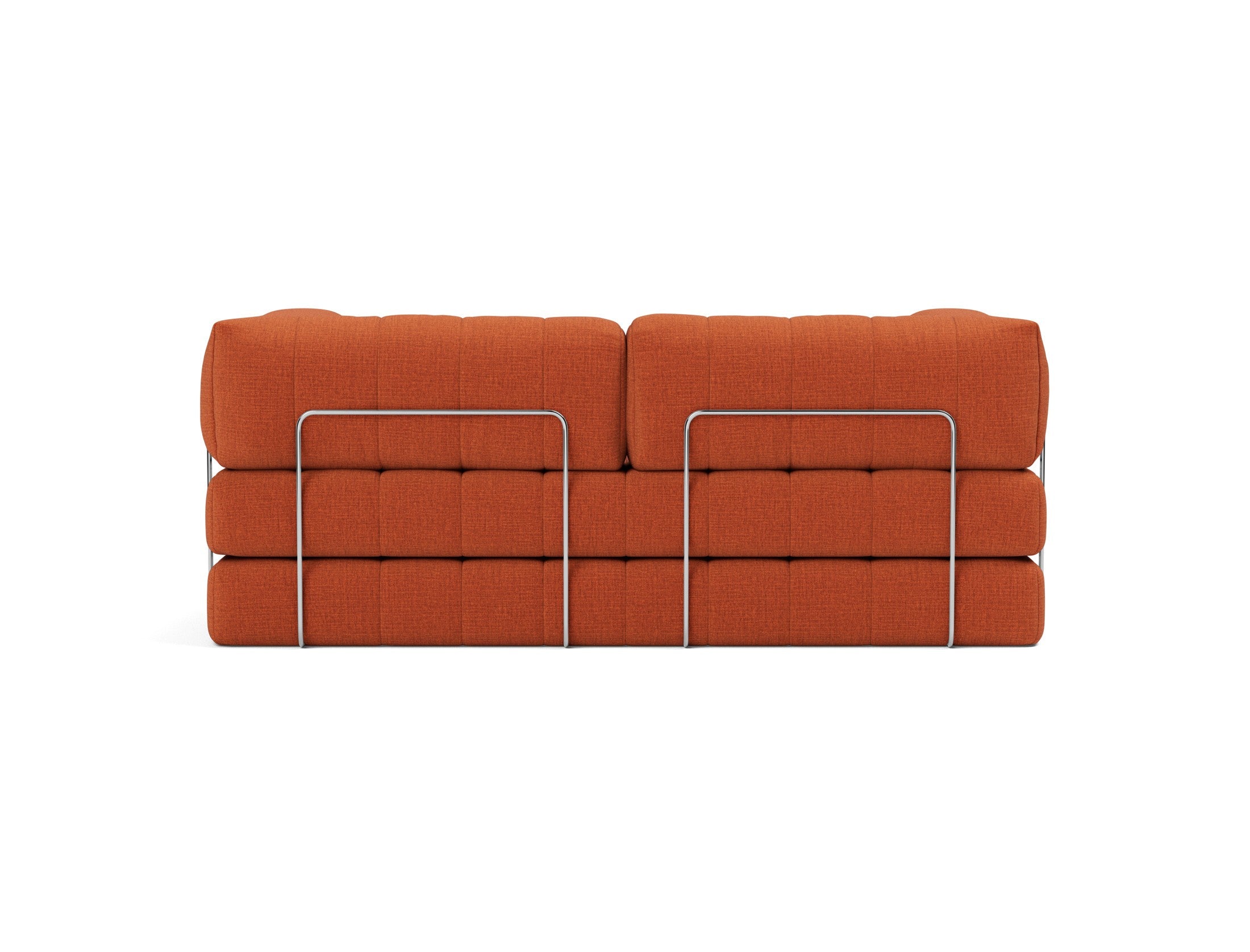 CozyPad Schlafsofa mit Armlehnen in 412 Esina Rust Orange präsentiert im Onlineshop von KAQTU Design AG. Bettsofa ist von Innovation Living