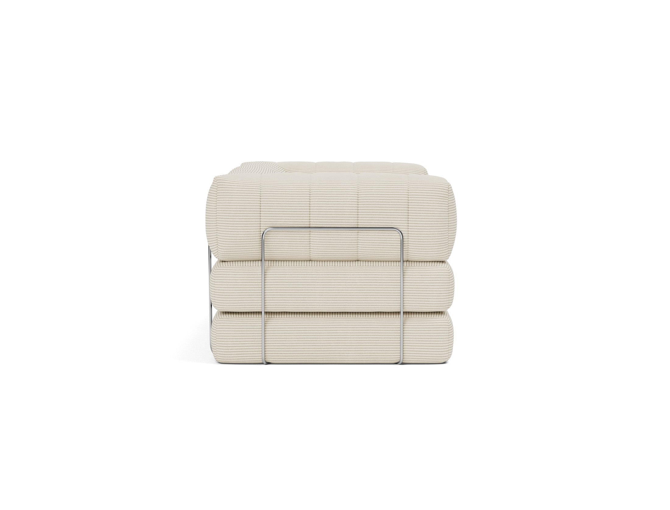 CozyPad Schlafsofa mit Armlehnen in 594 Corduroy Ivory präsentiert im Onlineshop von KAQTU Design AG. Bettsofa ist von Innovation Living