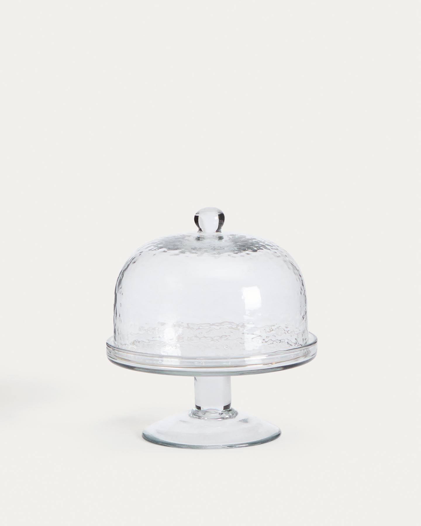 Kuchenplatte Sileia aus transparentem Recyclingglas in Transparent präsentiert im Onlineshop von KAQTU Design AG. Platte ist von Kave Home