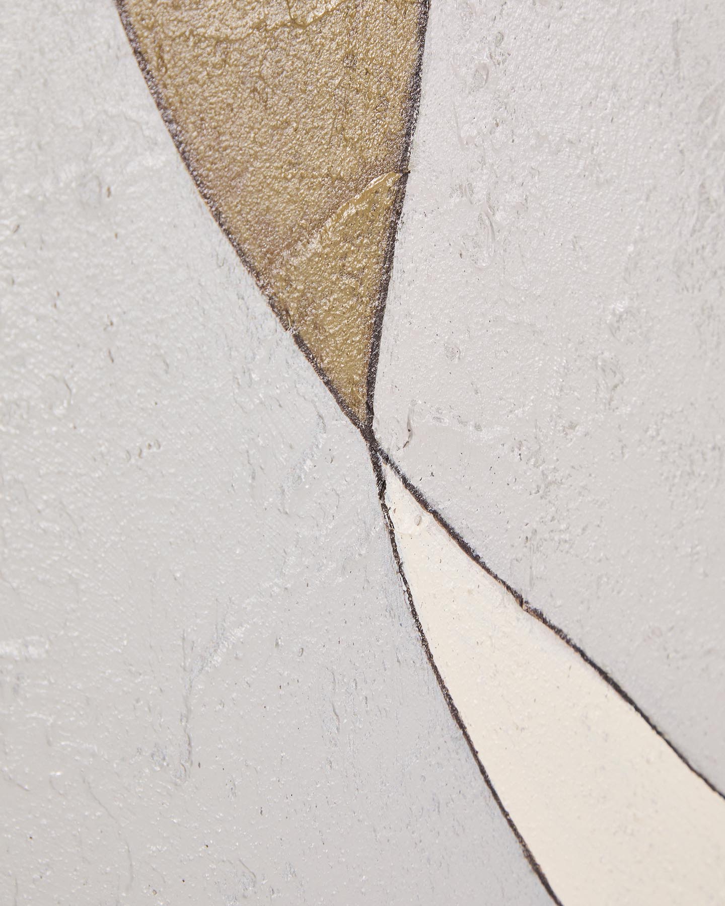 Abstrakte Leinwand Marvilo, Grau und Senfgelb, 80 x 100 cm in Mehrfarbig präsentiert im Onlineshop von KAQTU Design AG. Bild ist von Kave Home