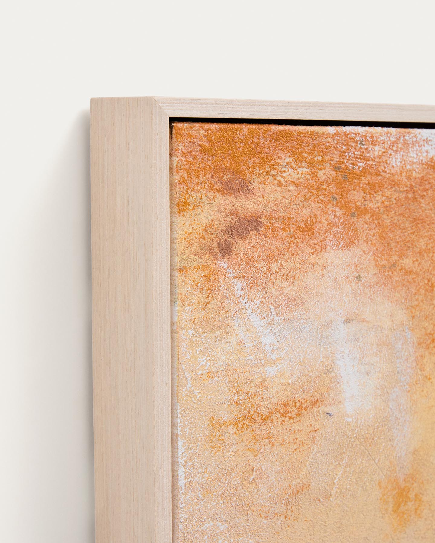 Abstraktes Bild Selnar, Gelb, 182 x 47 cm in Orange präsentiert im Onlineshop von KAQTU Design AG. Bild ist von Kave Home