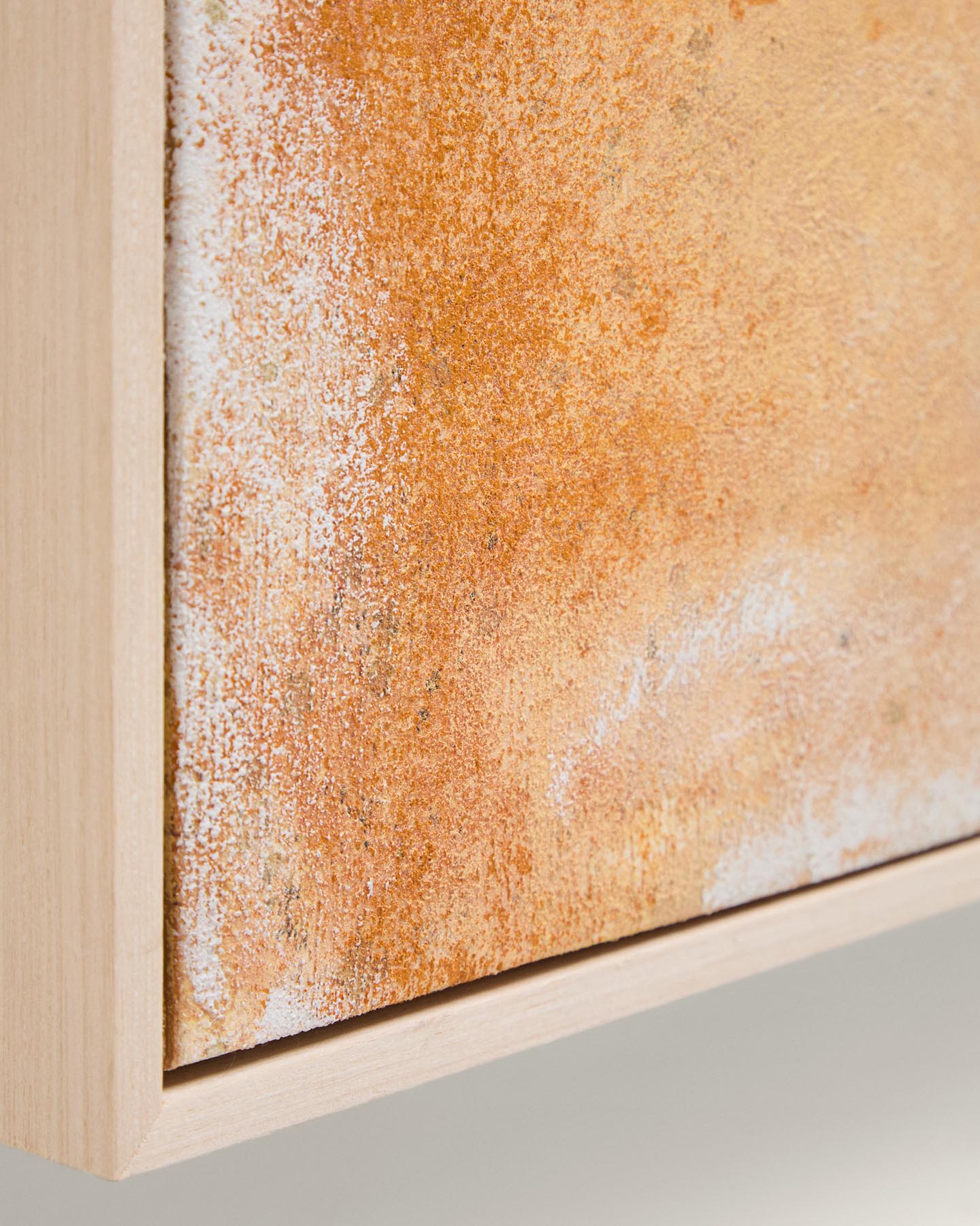 Abstraktes Bild Selnar, Gelb, 60 x 90 cm in Orange präsentiert im Onlineshop von KAQTU Design AG. Bild ist von Kave Home