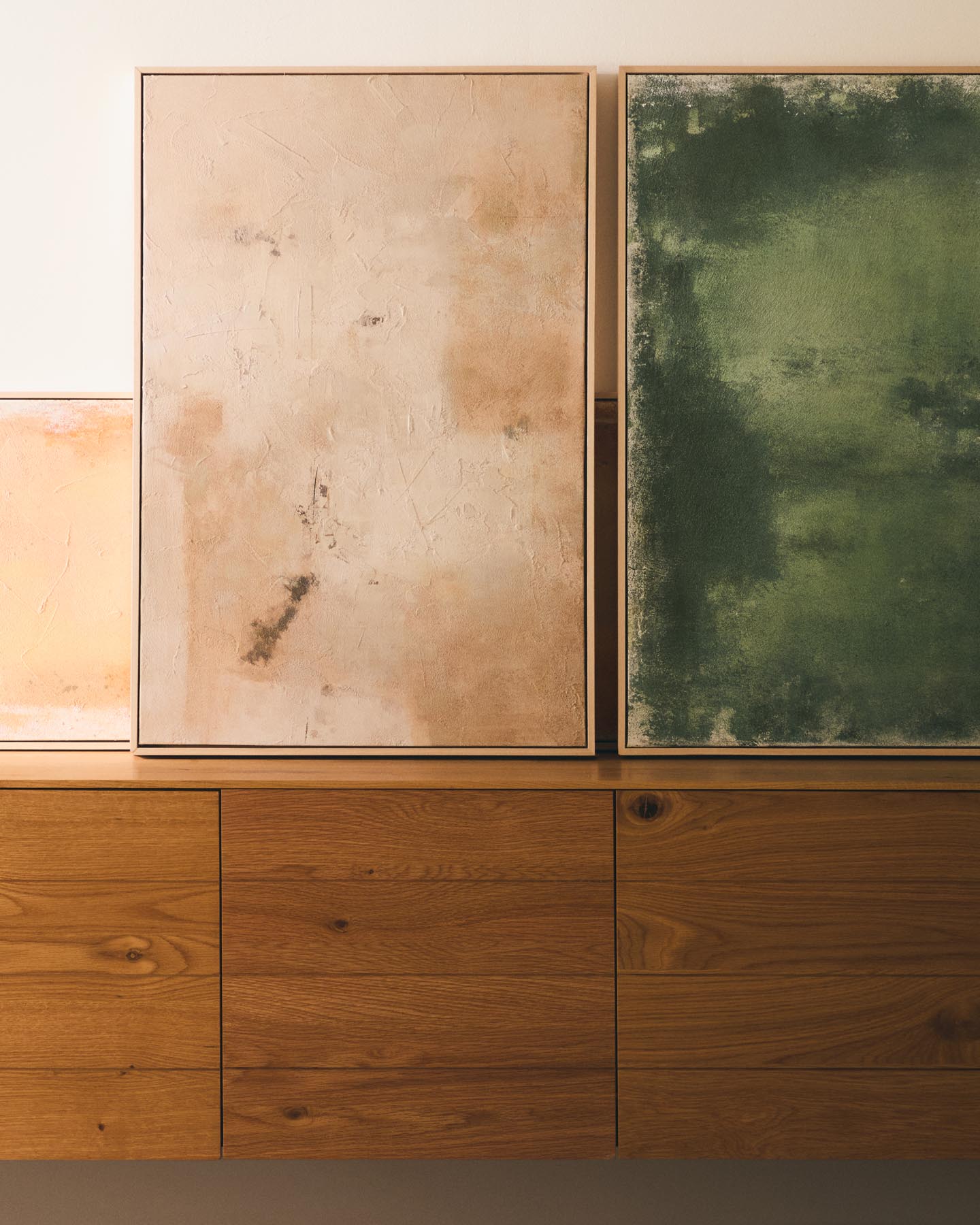 Abstraktes Bild Silpa, Beige, 60 x 90 cm in Beige präsentiert im Onlineshop von KAQTU Design AG. Bild ist von Kave Home