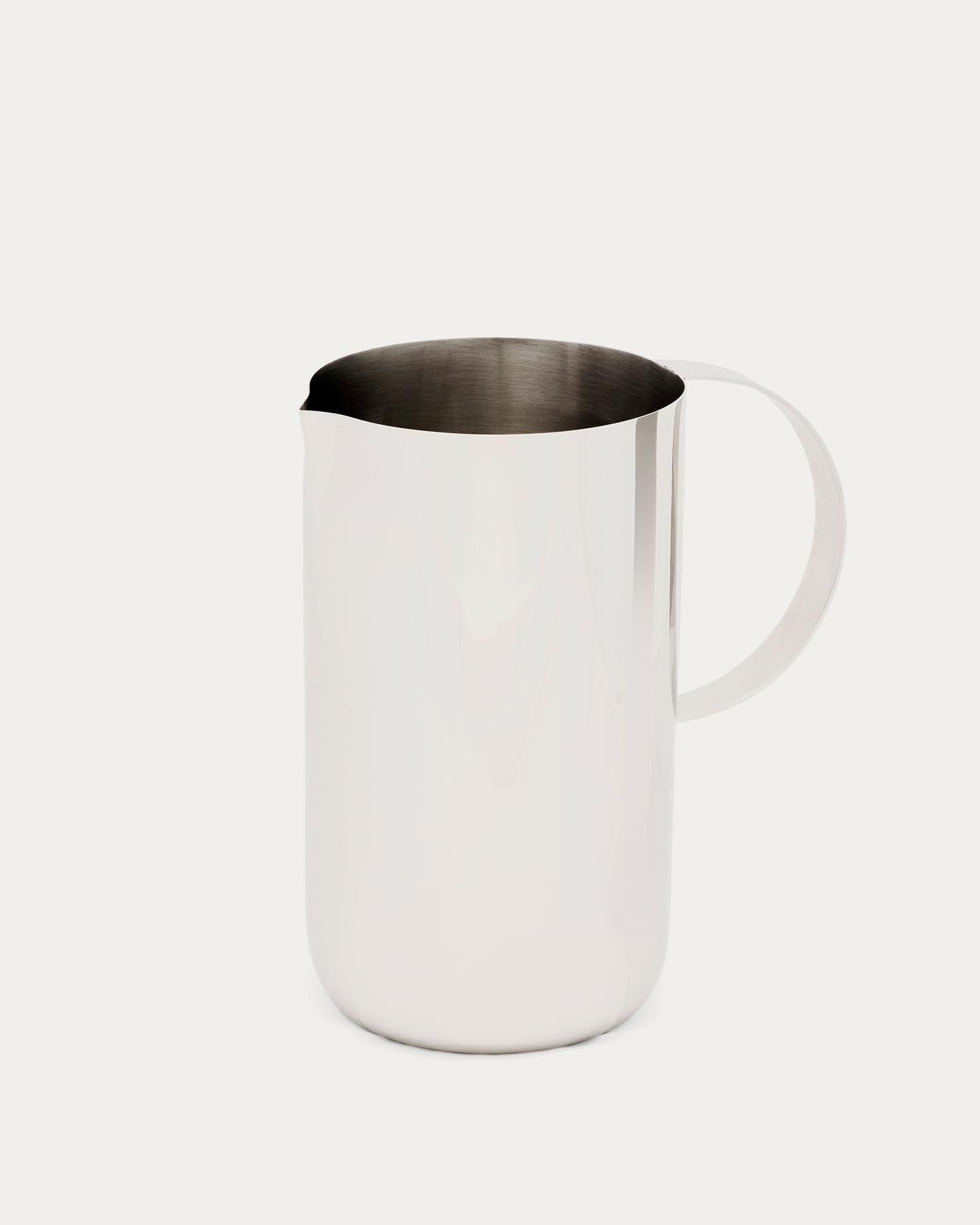 Krug Nirela aus Edelstahl in Silber präsentiert im Onlineshop von KAQTU Design AG. Krug ist von Kave Home