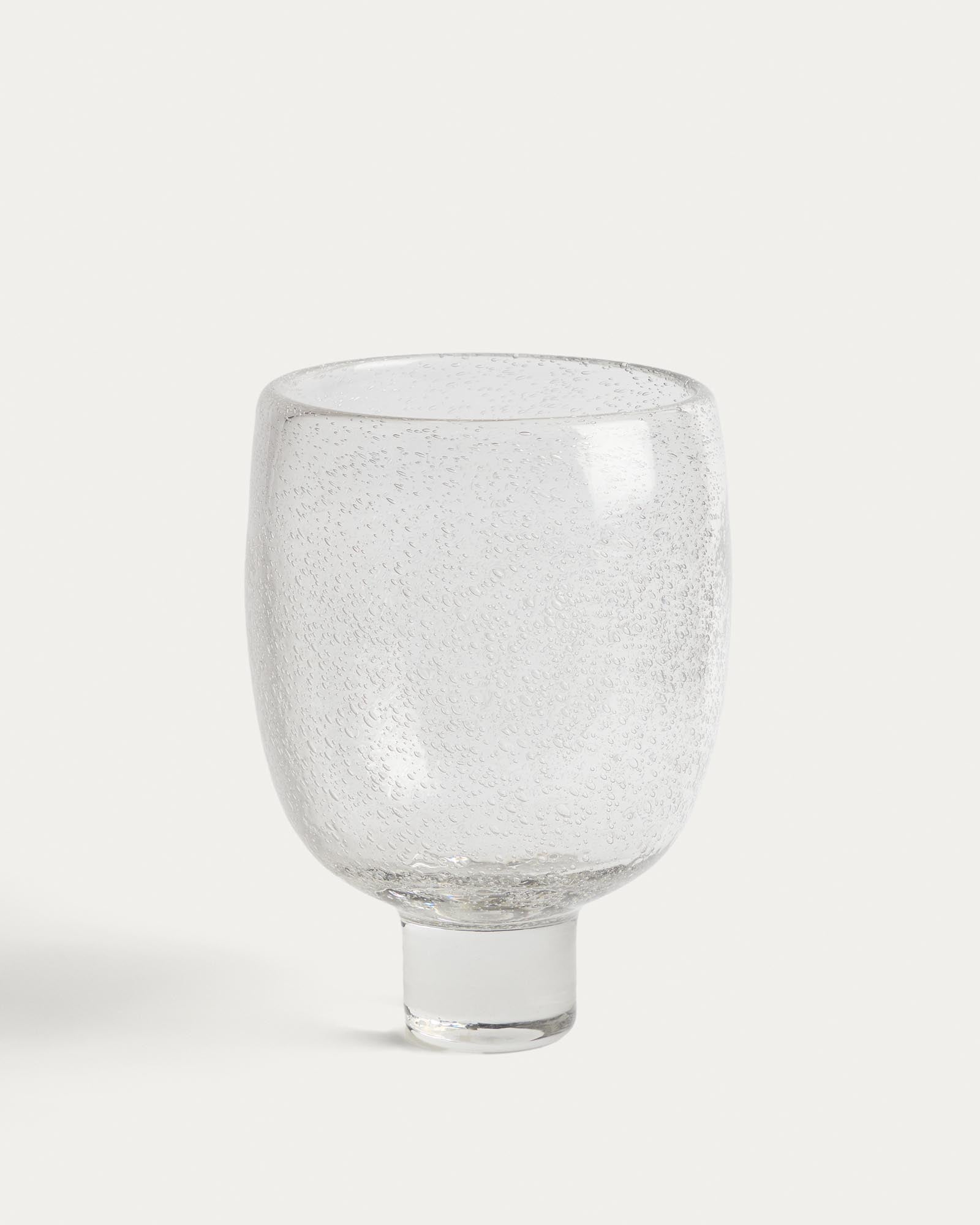 Tafelaufsatz Sirau aus transparentem Glas Ø 24 cm in Transparent präsentiert im Onlineshop von KAQTU Design AG. Vase ist von Kave Home