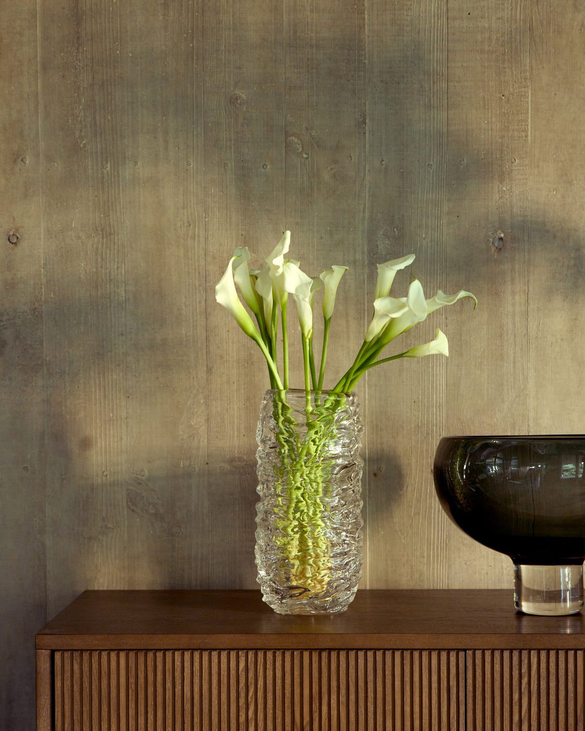 Vase Vorma aus transparentem Glas, 29,5 cm in Transparent präsentiert im Onlineshop von KAQTU Design AG. Vase ist von Kave Home