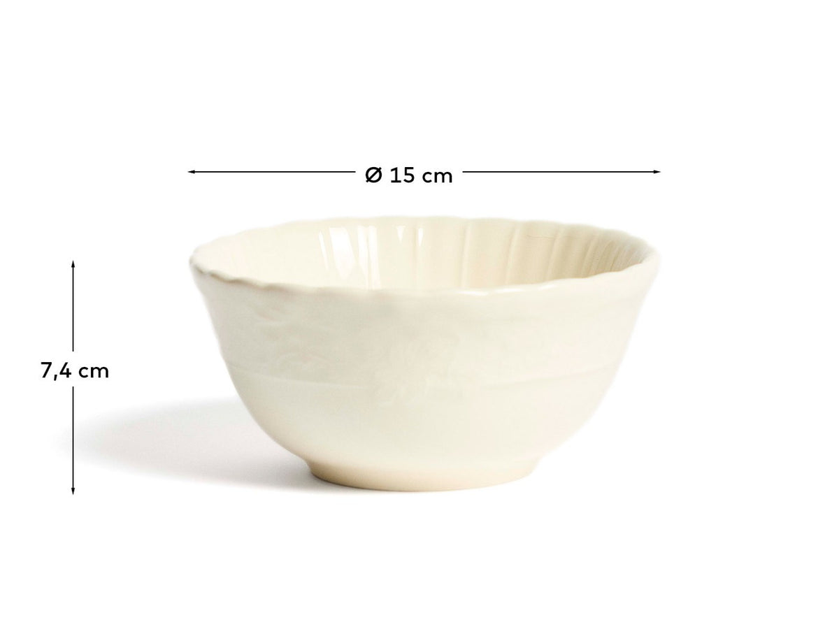 Schale Varla aus Keramik in Beige in Beige präsentiert im Onlineshop von KAQTU Design AG. Schale ist von Kave Home