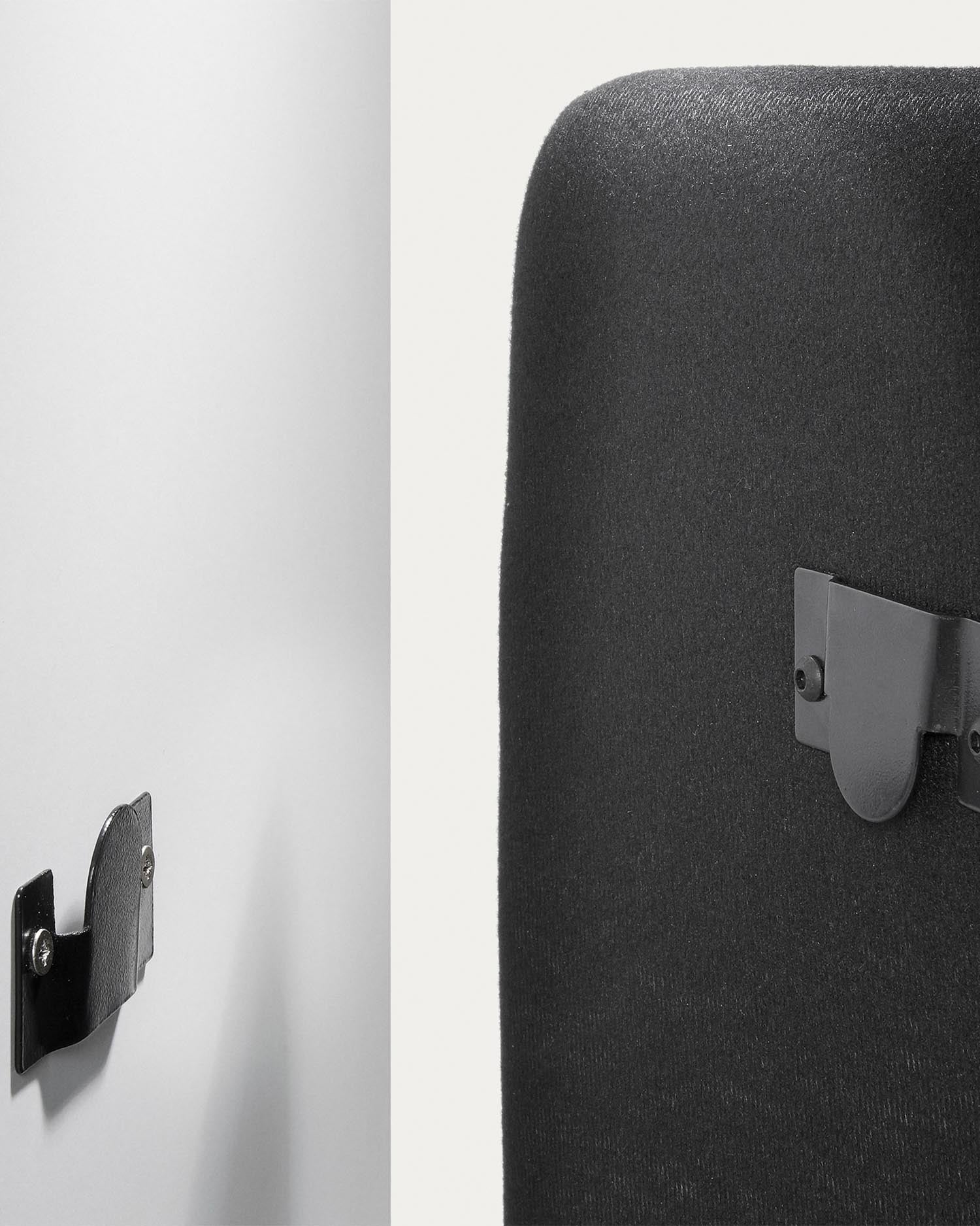 Das Dyla Bettkopfteil in senfgelb kombiniert elegantes Design mit Funktionalität. Nachhaltig, abnehmbarer Bezug und ideal für Betten mit 150 cm.