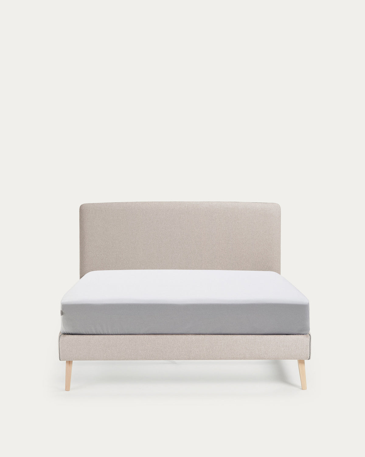 Fodera Dyla beige per letto con materasso da 150 x 190 cm