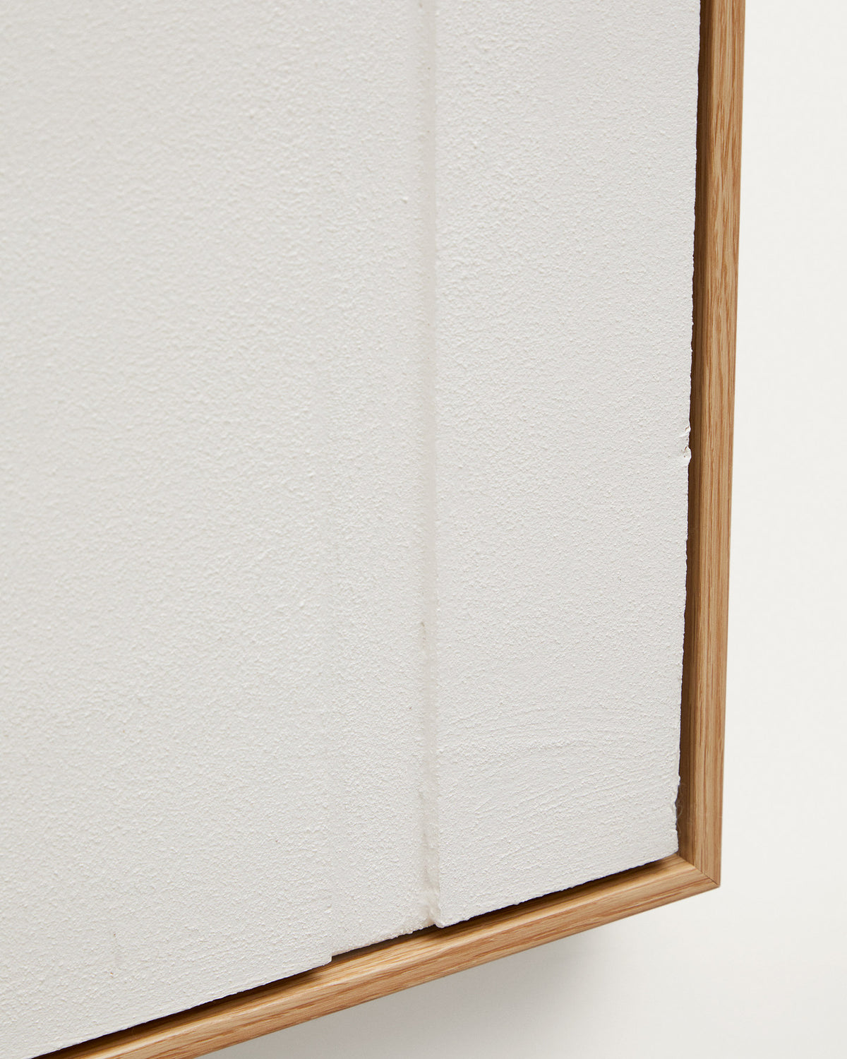 Sefri Bild mit geraden geometrischen Formen weiss 60 x 90 cm in Weiss präsentiert im Onlineshop von KAQTU Design AG. Bild ist von Kave Home