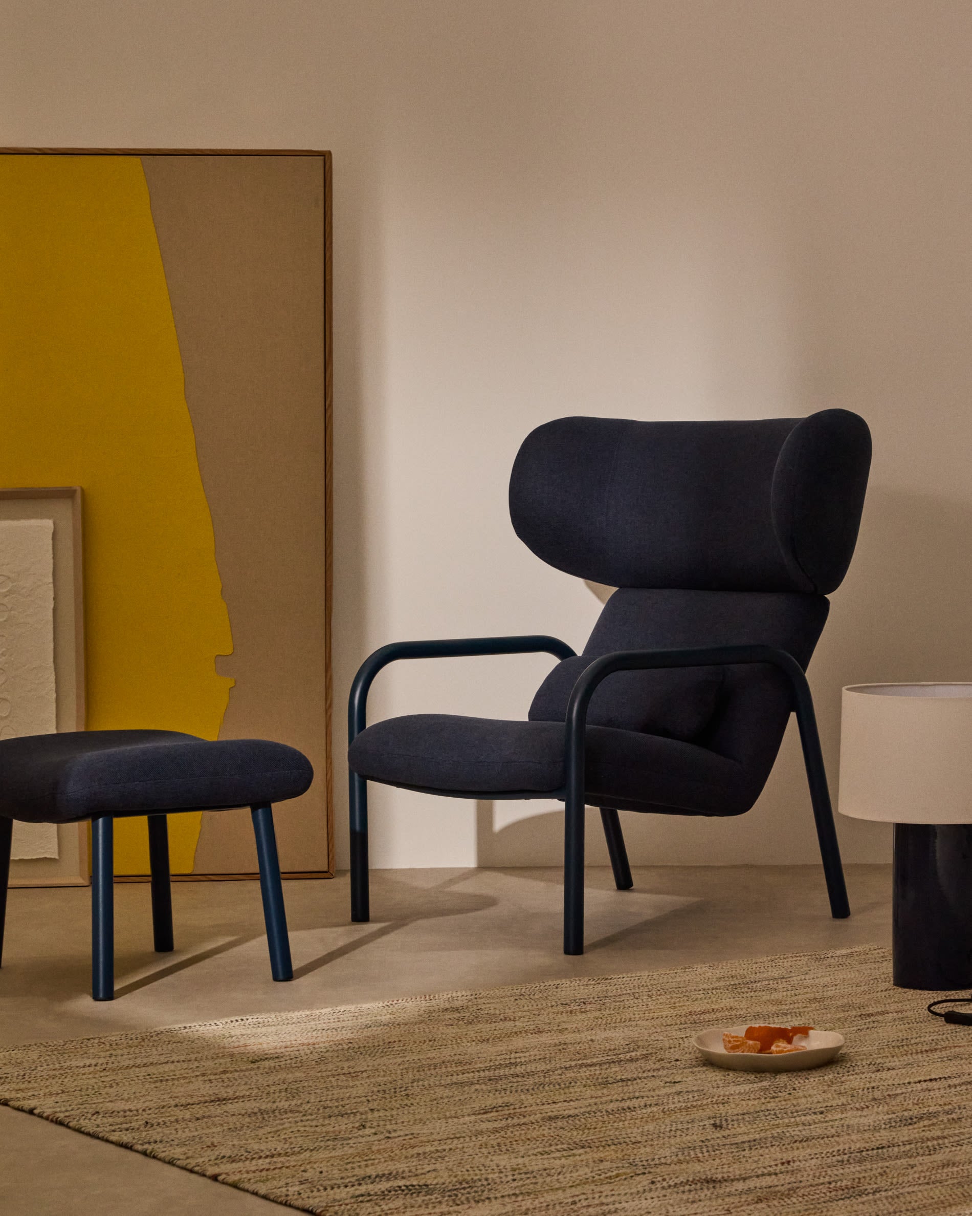 Das Bild Annia von Kave Home, 90x70 cm, aus weissem Pappmaché, verleiht Ihrem Zuhause eine moderne und stilvolle Atmosphäre.