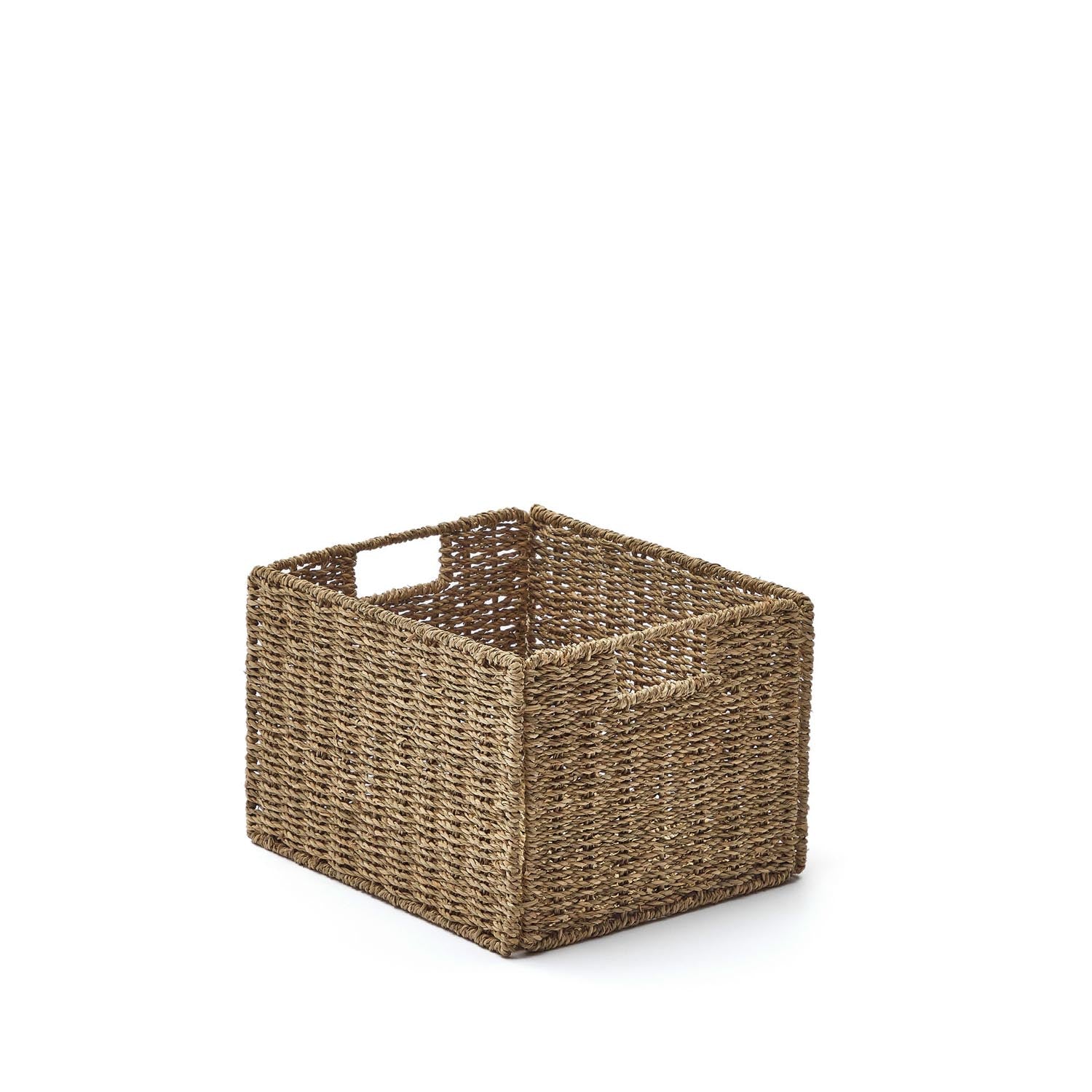 Tossa klappbare Kiste aus Naturfasern 32 x 27 cm in Natur präsentiert im Onlineshop von KAQTU Design AG. Aufbewahrungskorb ist von Kave Home