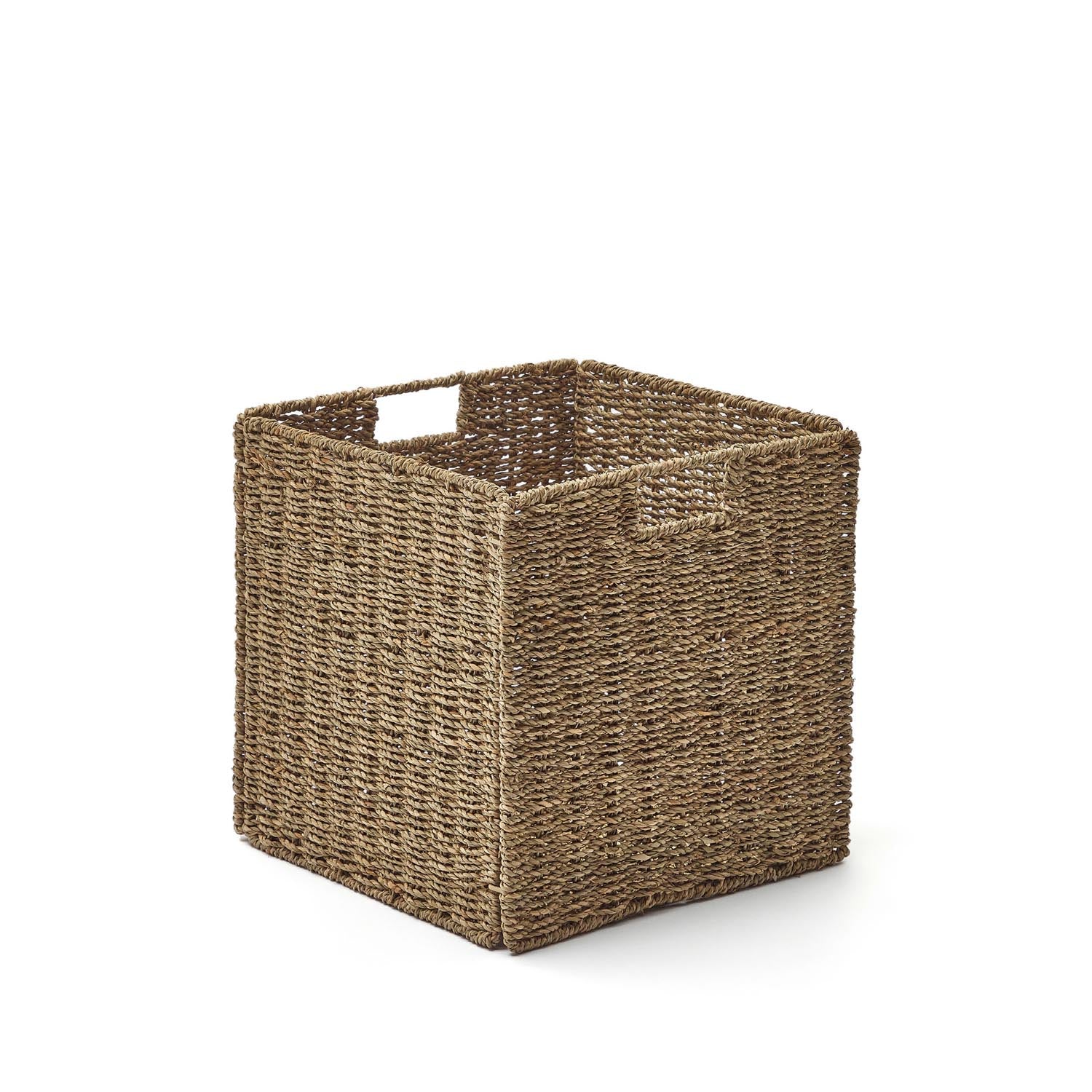 Tossa klappbare Kiste aus Naturfasern 32 x 33 cm in Natur präsentiert im Onlineshop von KAQTU Design AG. Aufbewahrungskorb ist von Kave Home