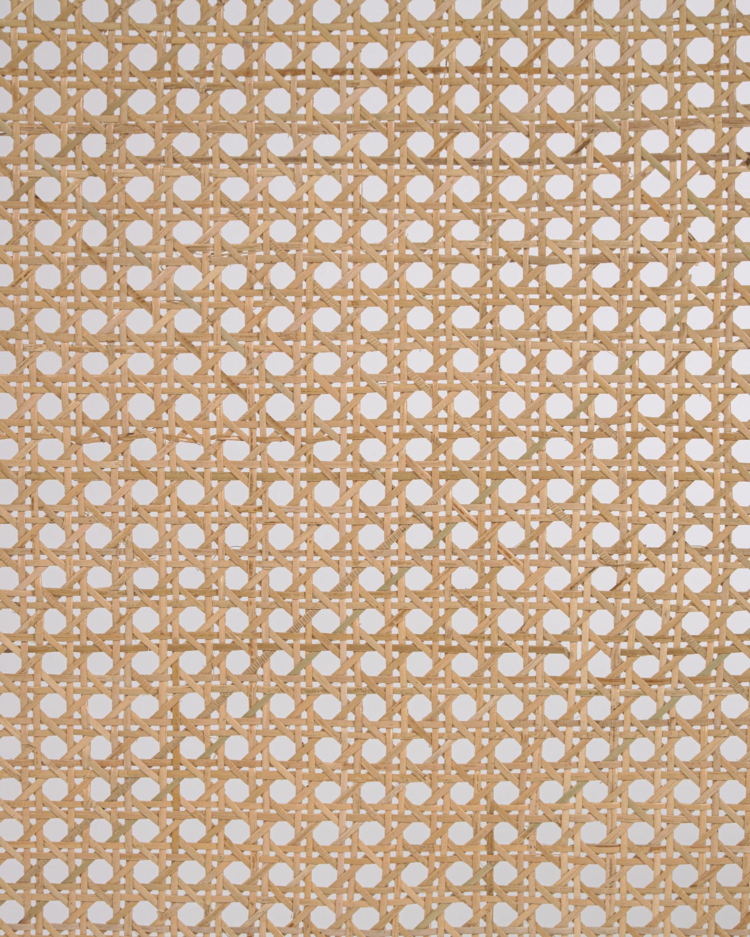 Verleihen Sie Ihrem Schlafzimmer mit dem Rexit Kopfteil aus massivem Mindiholz und Rattan einen eleganten, natürlichen Akzent für 160 cm Betten.