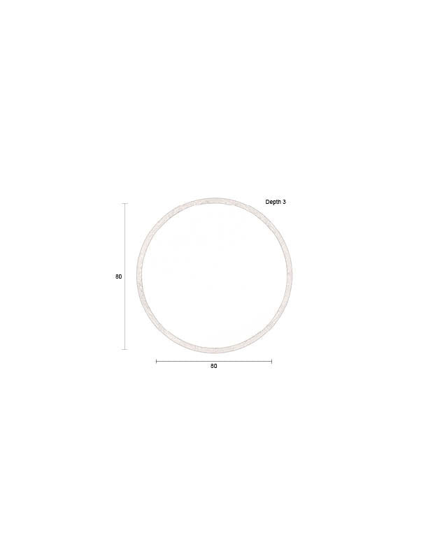 Gale Mirror in Braun präsentiert im Onlineshop von KAQTU Design AG. Wandspiegel ist von Dutchbone