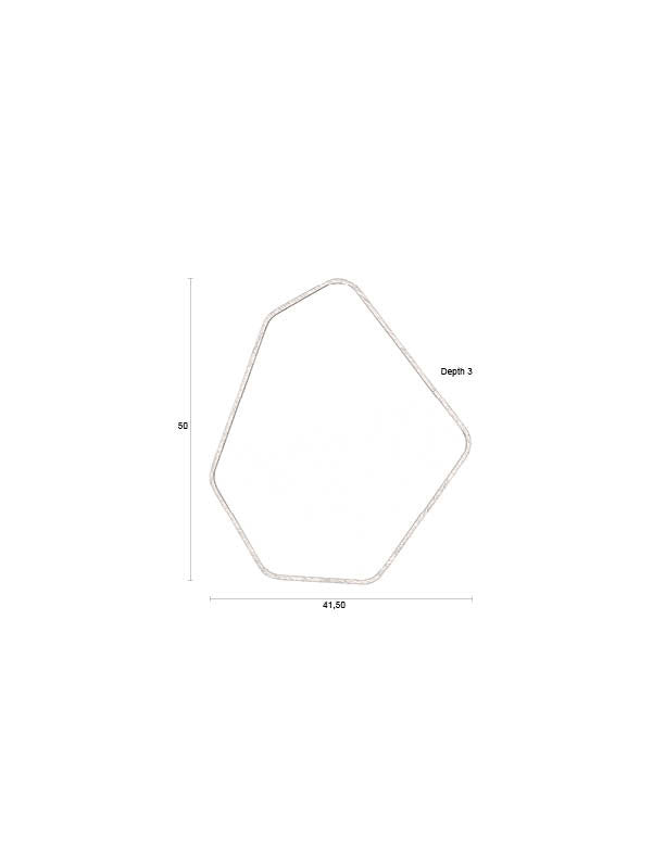 Bryn Mirror in Braun präsentiert im Onlineshop von KAQTU Design AG. Wandspiegel ist von Dutchbone