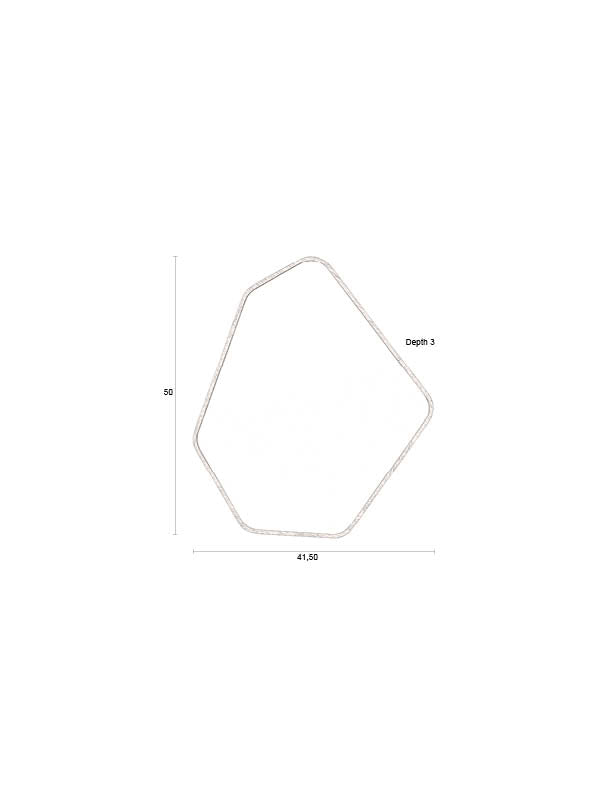 Bryn Mirror in Braun präsentiert im Onlineshop von KAQTU Design AG. Wandspiegel ist von Dutchbone
