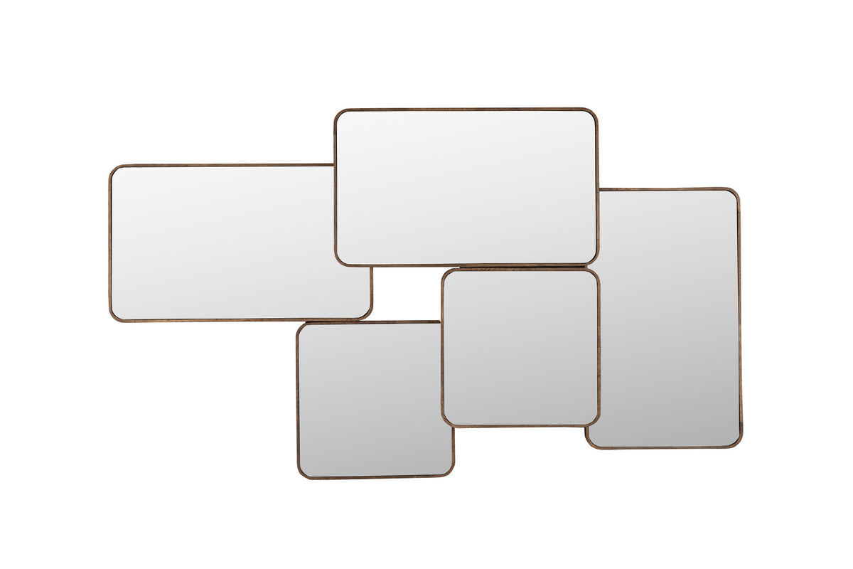 Cordelia Mirror in Braun präsentiert im Onlineshop von KAQTU Design AG. Wandspiegel ist von Dutchbone