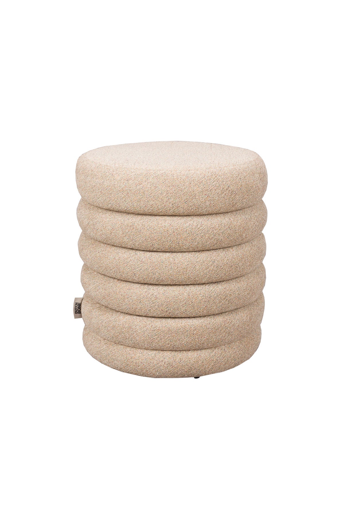 Fern Hocker in Beige präsentiert im Onlineshop von KAQTU Design AG. Pouf ist von Dutchbone
