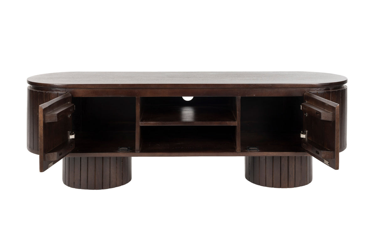Kenji Sideboard in Braun präsentiert im Onlineshop von KAQTU Design AG. Sideboard ist von Dutchbone