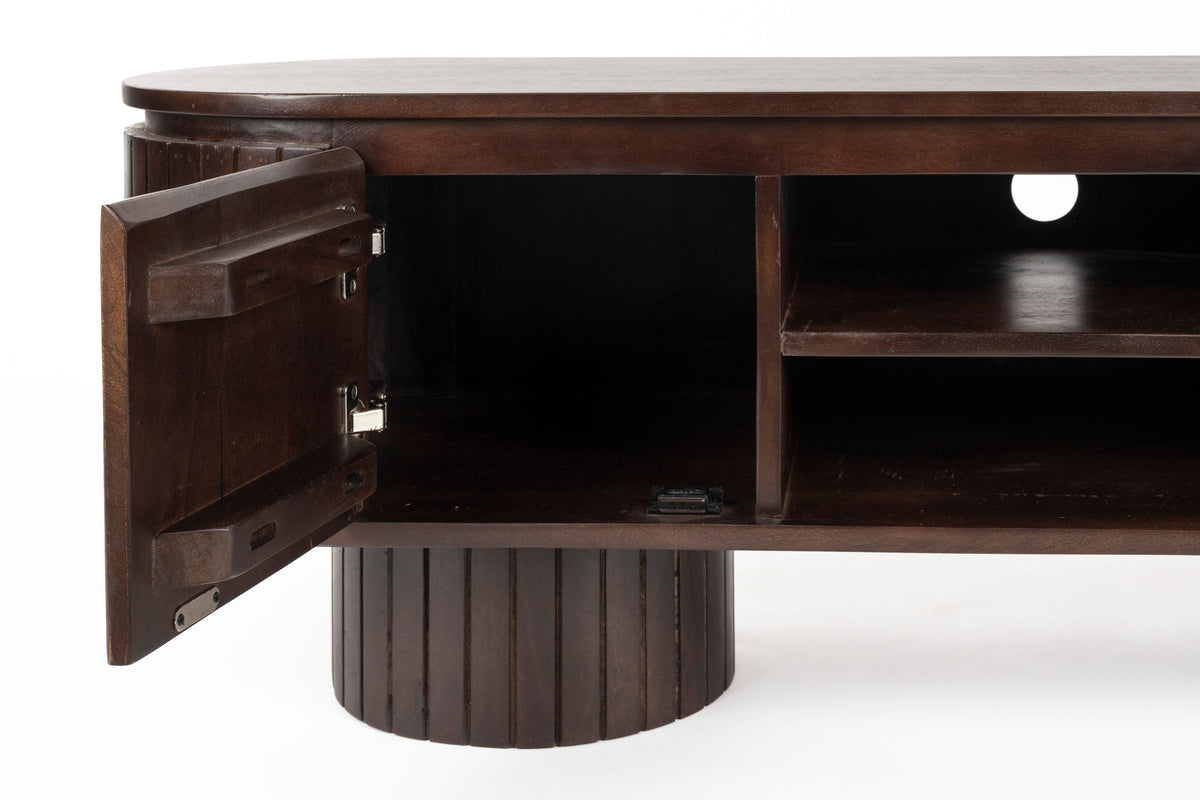 Kenji Sideboard in Braun präsentiert im Onlineshop von KAQTU Design AG. Sideboard ist von Dutchbone