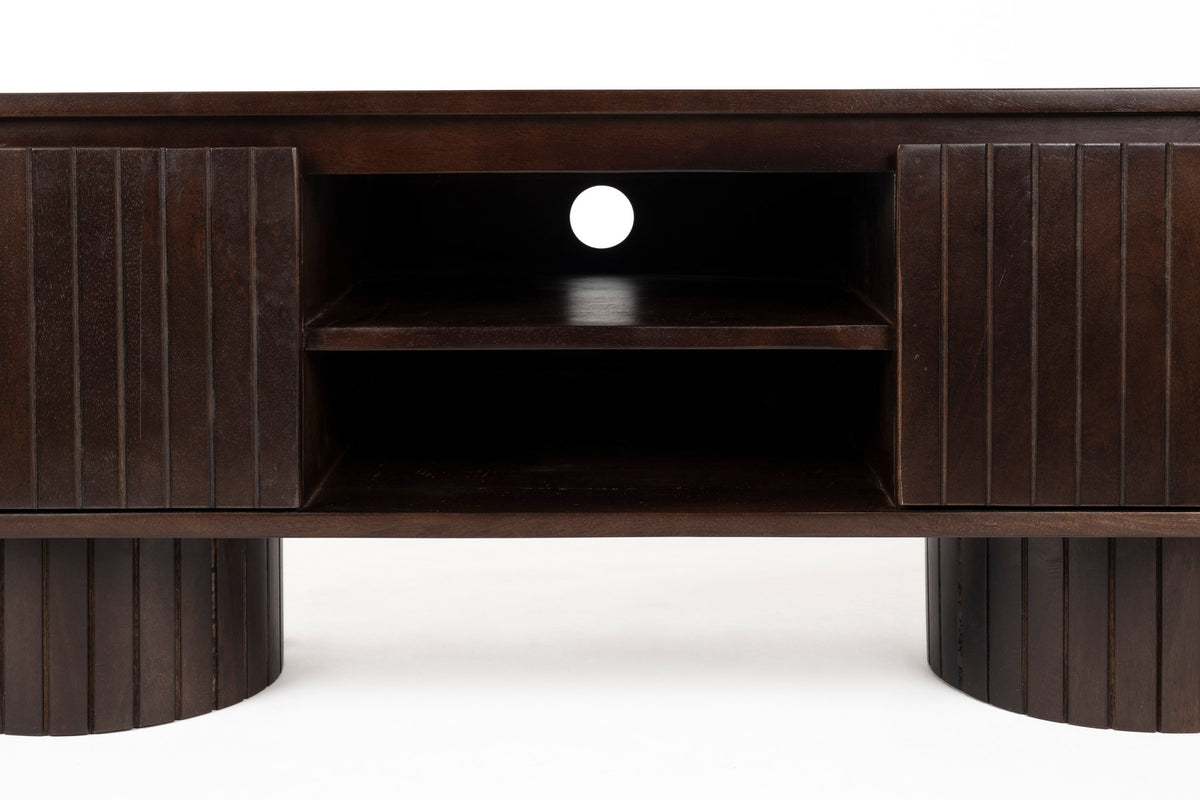 Kenji Sideboard in Braun präsentiert im Onlineshop von KAQTU Design AG. Sideboard ist von Dutchbone