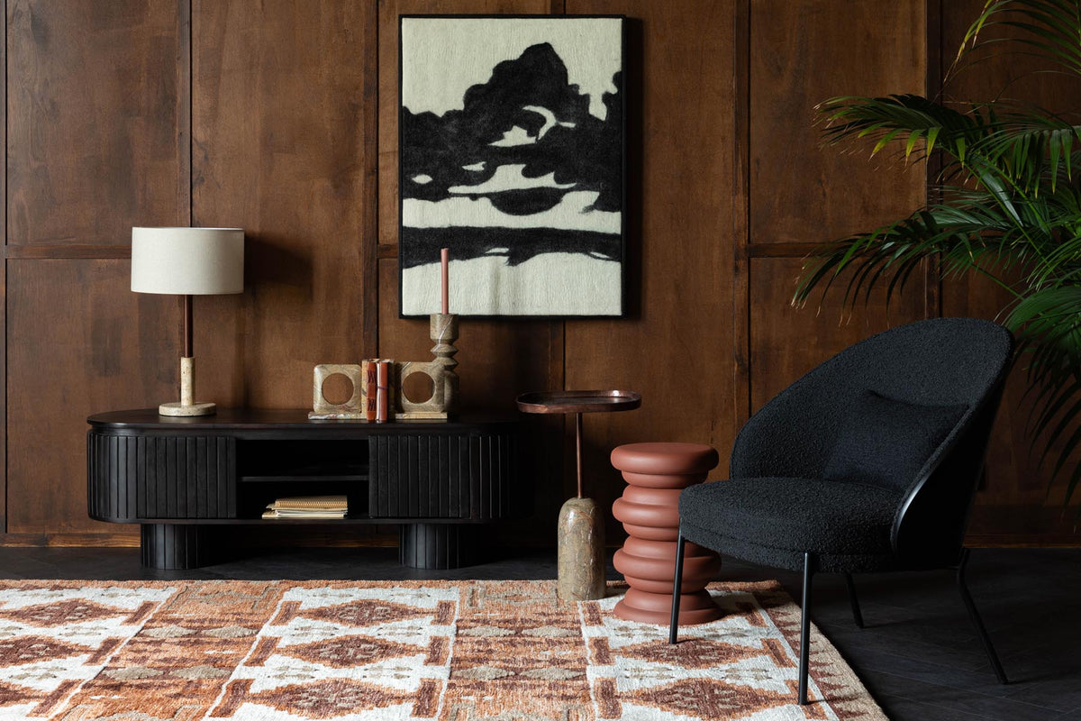 Kenji Sideboard in Braun präsentiert im Onlineshop von KAQTU Design AG. Sideboard ist von Dutchbone