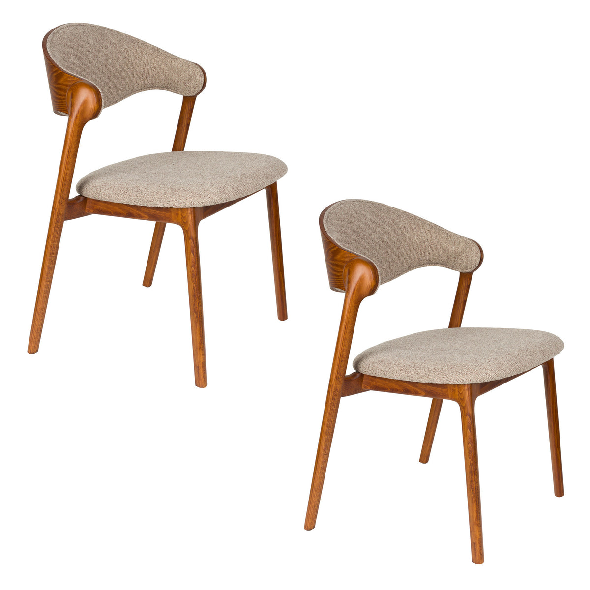 Babington Stuhl in Beige präsentiert im Onlineshop von KAQTU Design AG. Stuhl ist von Dutchbone