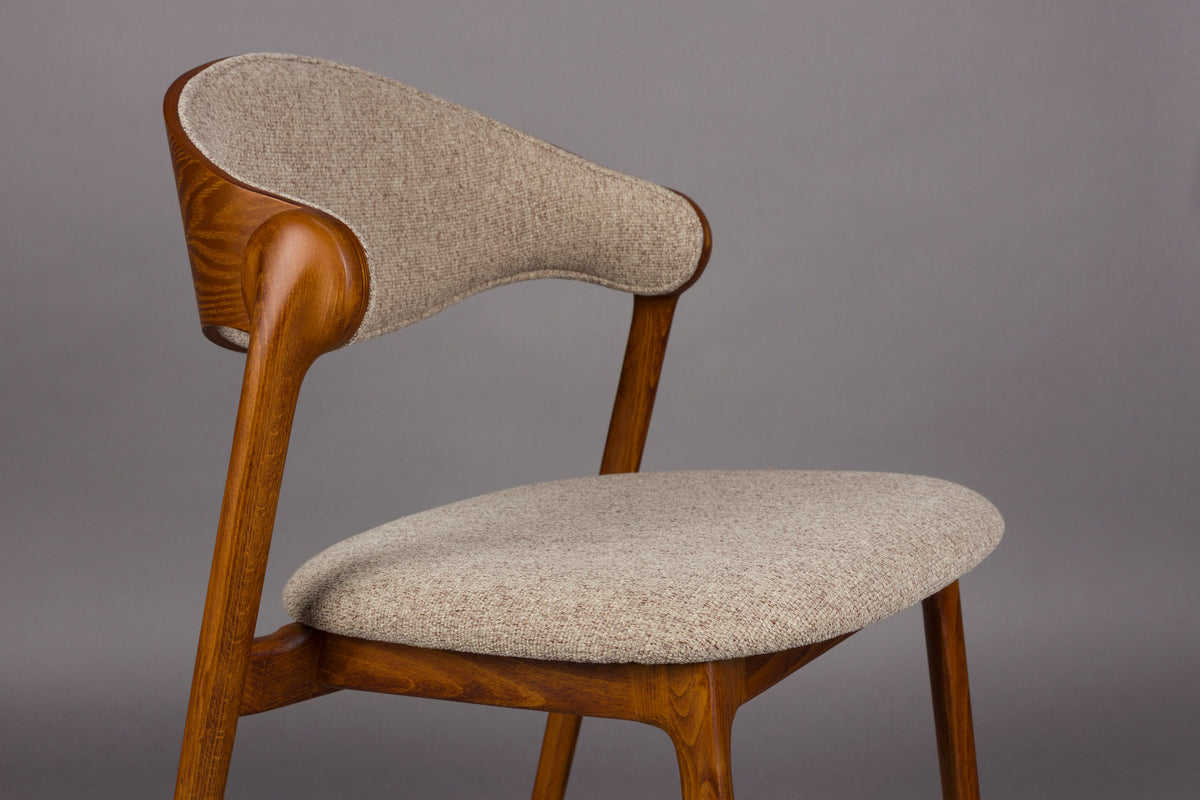 Babington Stuhl in Beige präsentiert im Onlineshop von KAQTU Design AG. Stuhl ist von Dutchbone