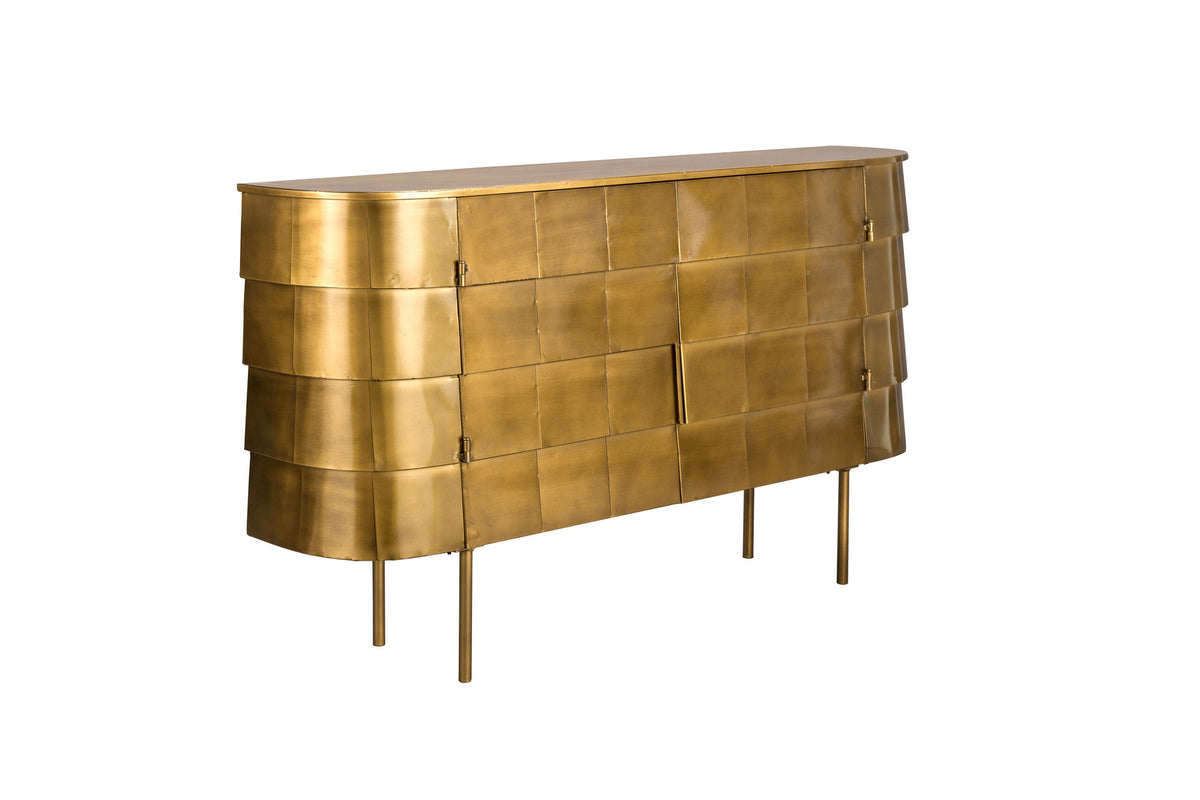Hanna Sideboard in Gold präsentiert im Onlineshop von KAQTU Design AG. Sideboard ist von Dutchbone