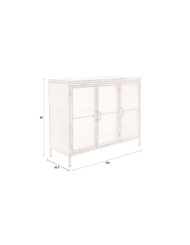 Gertlush Sideboard in Gold präsentiert im Onlineshop von KAQTU Design AG. Sideboard ist von Dutchbone