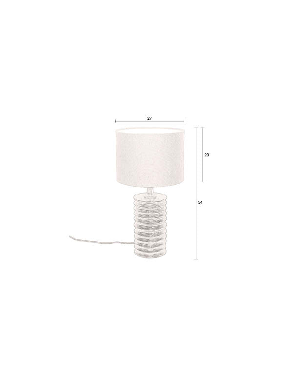 Yalu Tischleuchte in Schwarz präsentiert im Onlineshop von KAQTU Design AG. Tischleuchte ist von Dutchbone