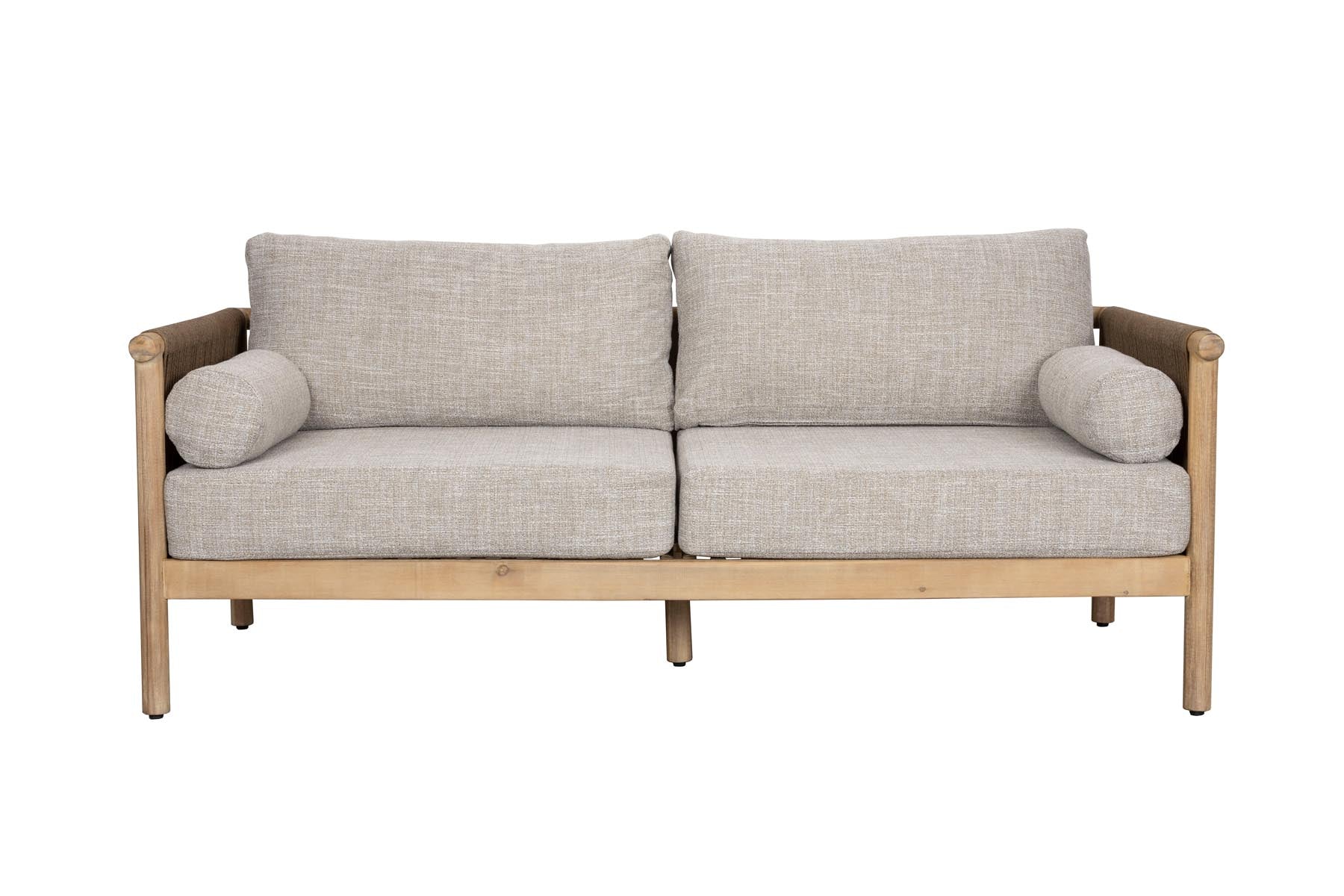 Loungeset Oasis (Sofa + Kaffeetisch + 2 Liegestühle) in Beige präsentiert im Onlineshop von KAQTU Design AG. Loungeset ist von Dutchbone