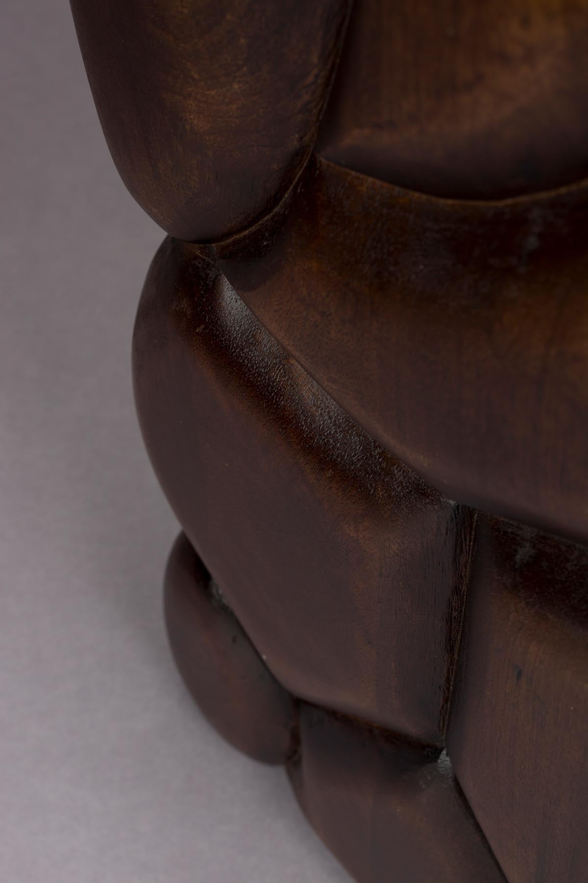 Hocker Brooklyn in Braun präsentiert im Onlineshop von KAQTU Design AG. Hocker ist von Dutchbone