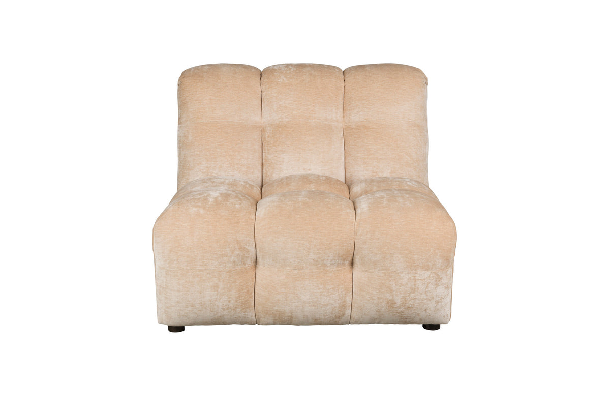 Sofa Element Hackman ohne Arm in Beige präsentiert im Onlineshop von KAQTU Design AG. Modulares Sofa ist von Dutchbone