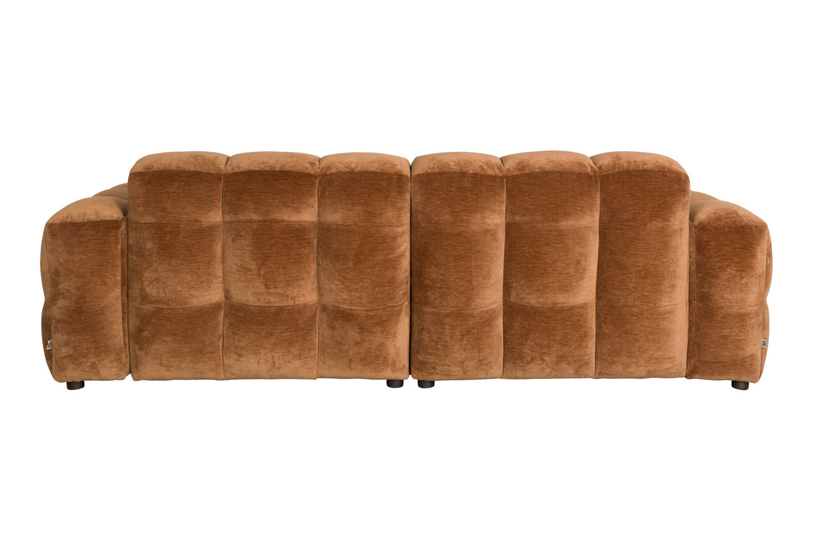 Sofa Hackman 3-Sitzer in Cognac präsentiert im Onlineshop von KAQTU Design AG. 3er Sofa ist von Dutchbone