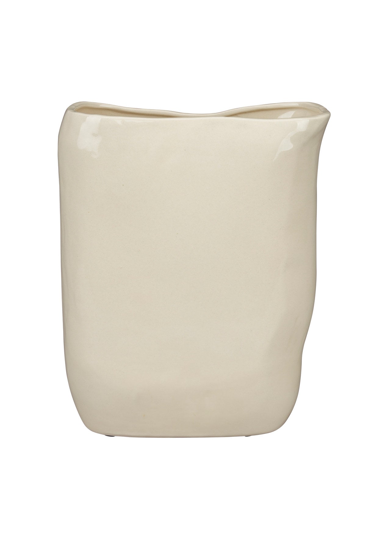 Vase Edna M in Beige präsentiert im Onlineshop von KAQTU Design AG. Vase ist von Dutchbone