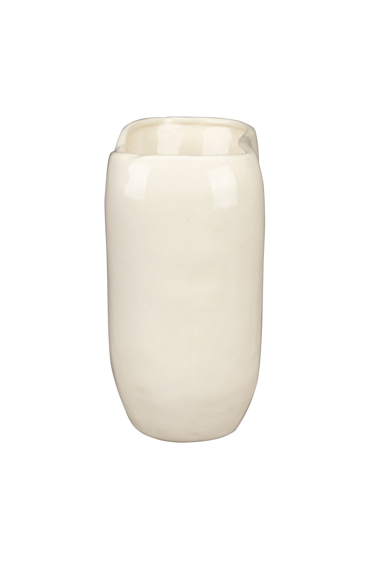 Vase Edna S in Beige präsentiert im Onlineshop von KAQTU Design AG. Vase ist von Dutchbone
