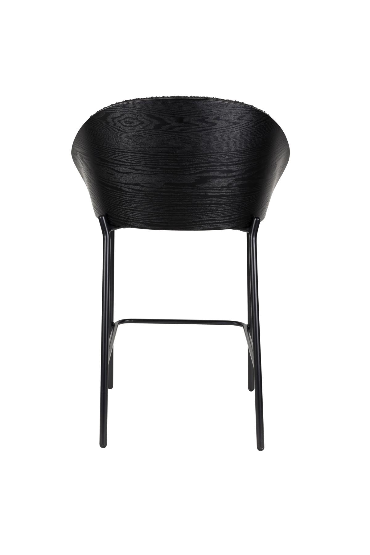 Barstuhl Rodin Bouclé Black in Schwarz präsentiert im Onlineshop von KAQTU Design AG. Barstuhl ist von Dutchbone