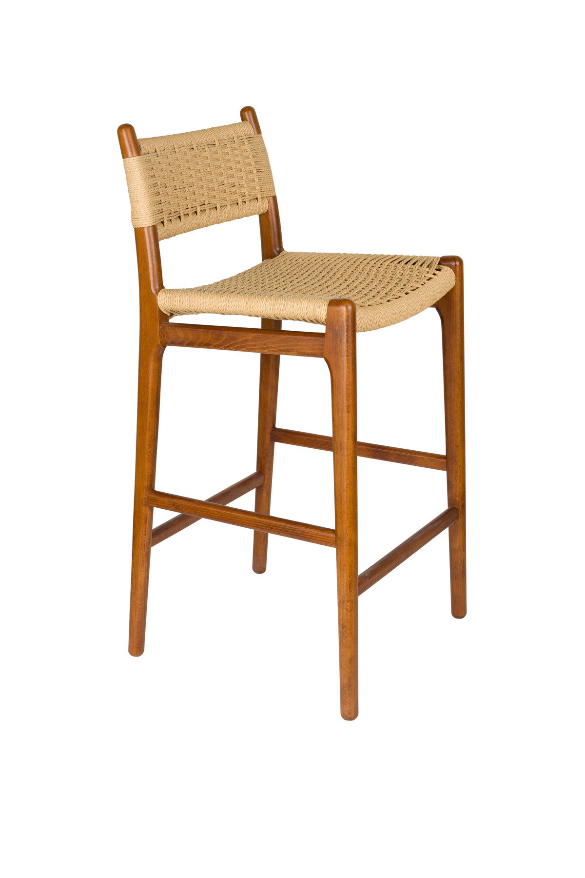 Barstuhl Cecile in Walnuss präsentiert im Onlineshop von KAQTU Design AG. Barstuhl ist von Dutchbone