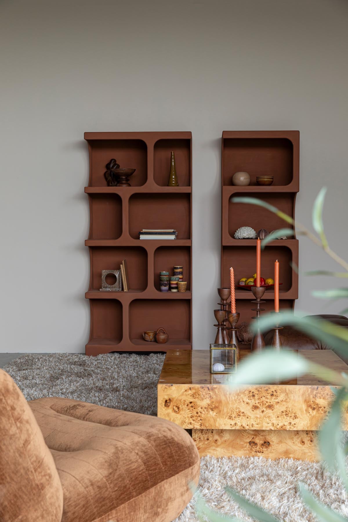 Regal Dundee in Terracotta präsentiert im Onlineshop von KAQTU Design AG. Bücherregal ist von Dutchbone