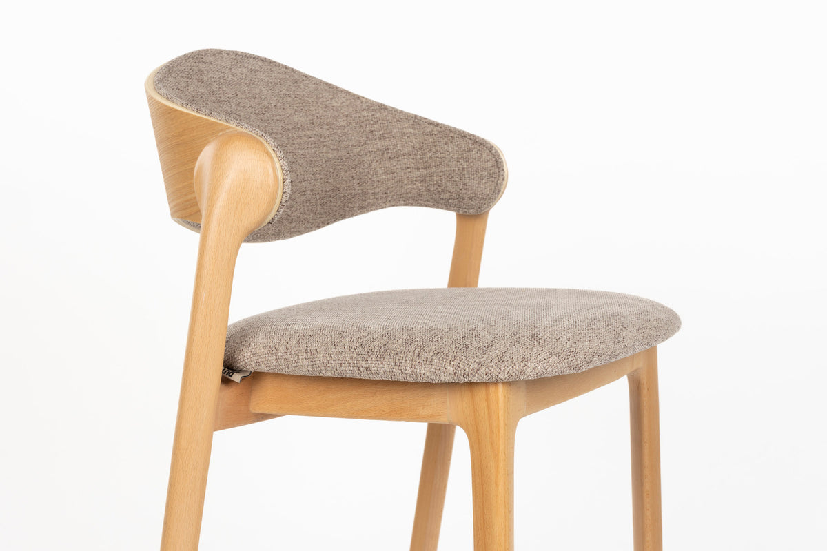 Barhocker Babington in Beige präsentiert im Onlineshop von KAQTU Design AG. Barhocker ist von Dutchbone