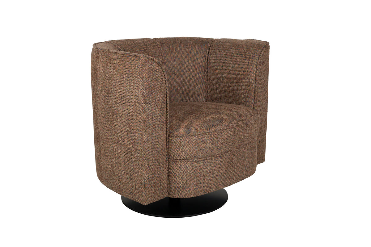 Sessel Flower in Brown präsentiert im Onlineshop von KAQTU Design AG. Sessel ist von Dutchbone