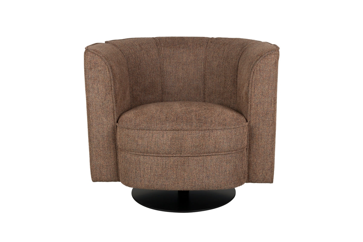 Sessel Flower in Brown präsentiert im Onlineshop von KAQTU Design AG. Sessel ist von Dutchbone