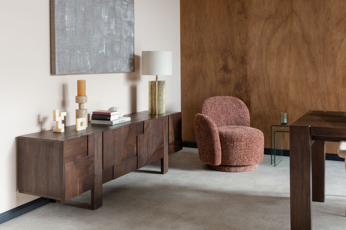 Sideboard Bruneau in Brown präsentiert im Onlineshop von KAQTU Design AG. Sideboard ist von Dutchbone
