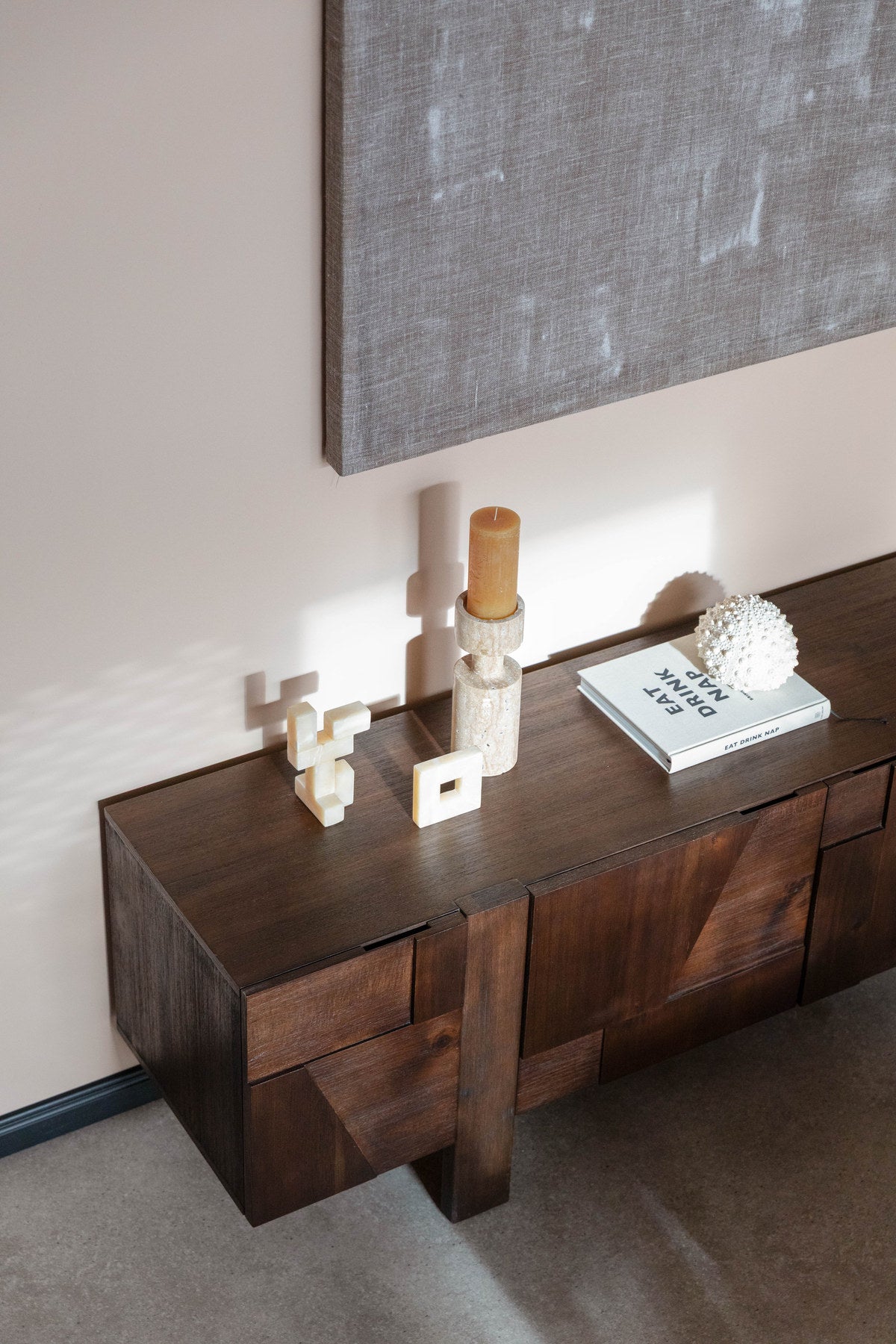 Sideboard Bruneau in Brown präsentiert im Onlineshop von KAQTU Design AG. Sideboard ist von Dutchbone