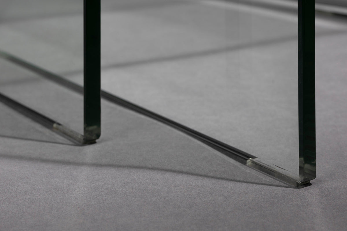 Beistelltisch Vetro Set of 2 in Transparent präsentiert im Onlineshop von KAQTU Design AG. Beistelltisch ist von Dutchbone